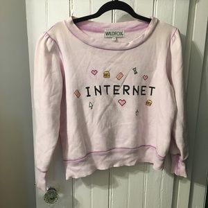 WILDFOX “Internet” Sweater. Size M